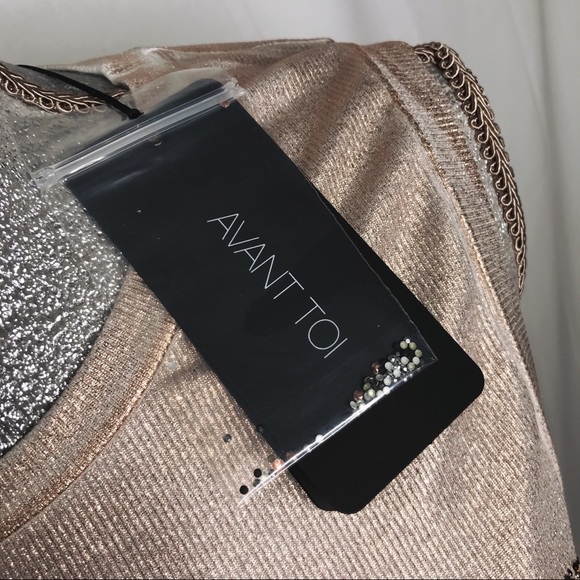 🌺SOLD🌺 AVANT TOI Sparkle Metallic Tank Top - Picture 7 of 8